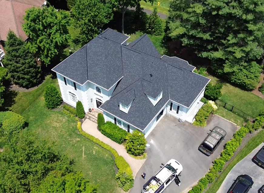 home with a new roof in northern virignia